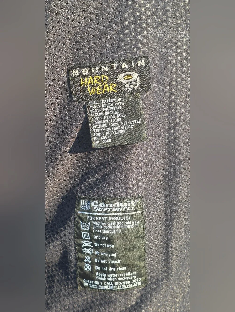 Mountain Hardwear mens size
